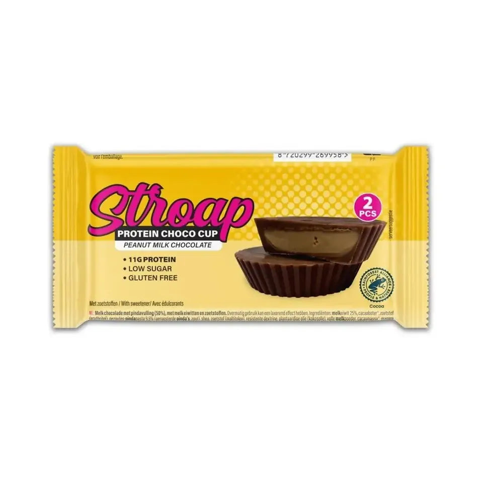 Stroap Protein peanut butter cup milk chocolate 42 gram