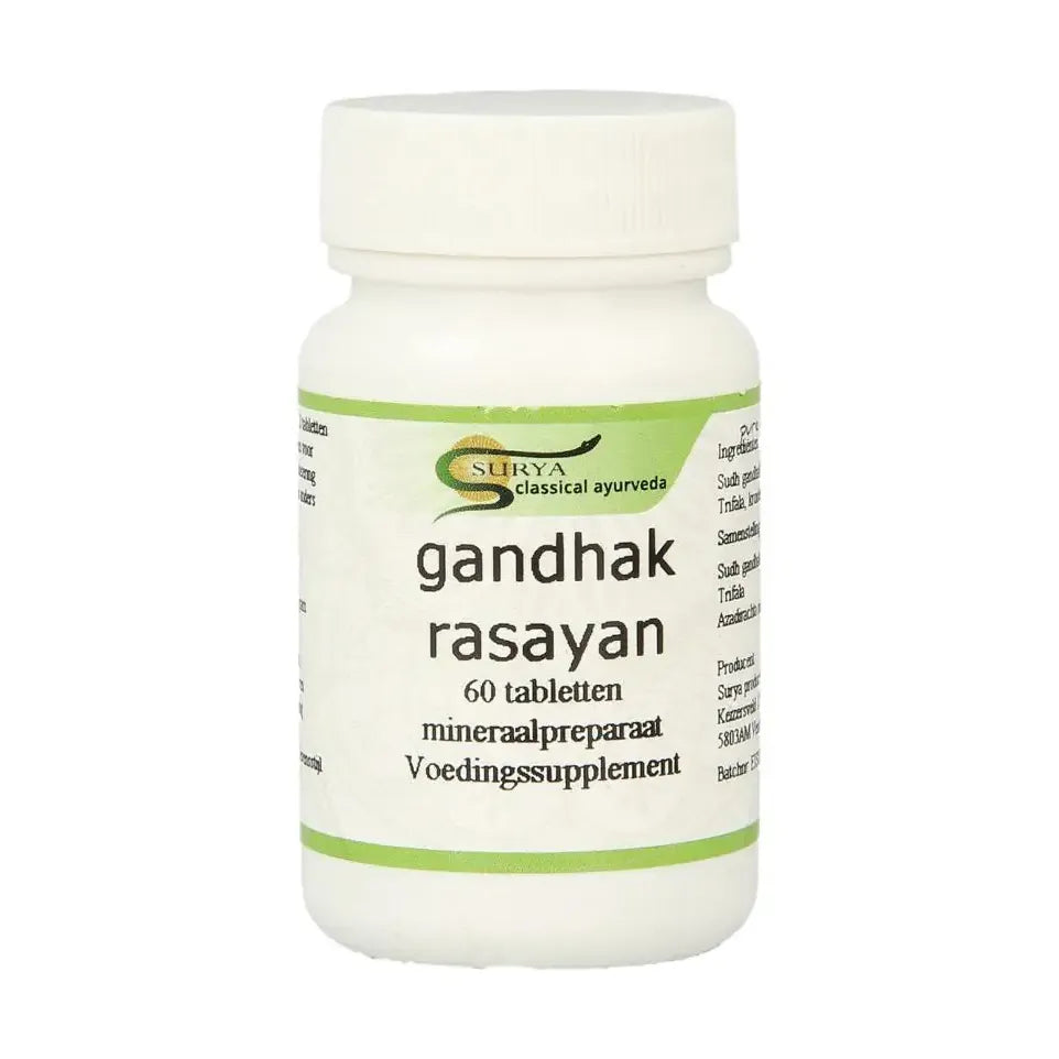 Surya Gandhak rasayan 60 tabletten