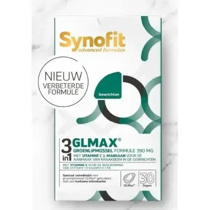 Synofit GLMax 3-in-1 groenlipmossel 60 softgels
