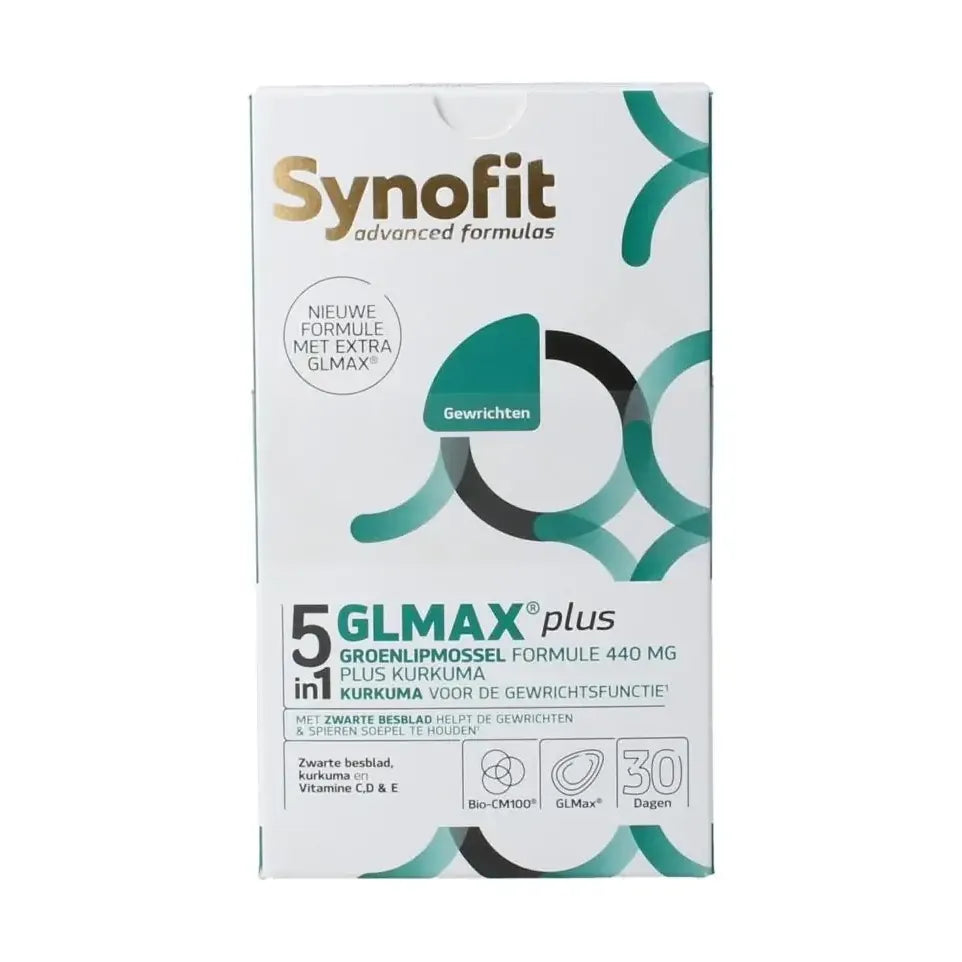 Synofit GLMAX 5-in-1 plus groenlipmossel 120 softgels