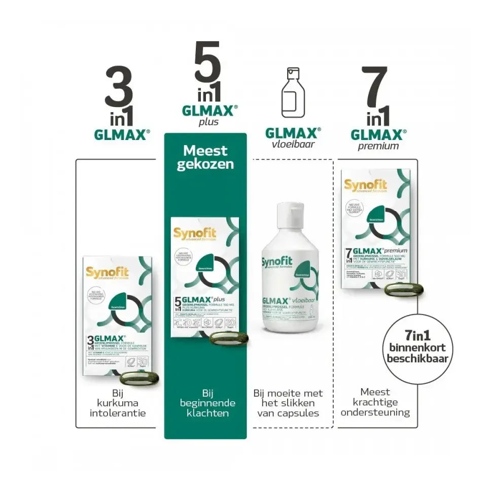 Synofit GLMax® Groenlipmossel vloeibaar 200 ml