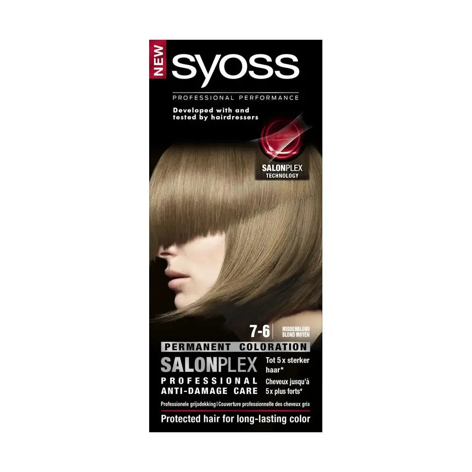 Syoss Color baseline 7-6 middenblond haarverf