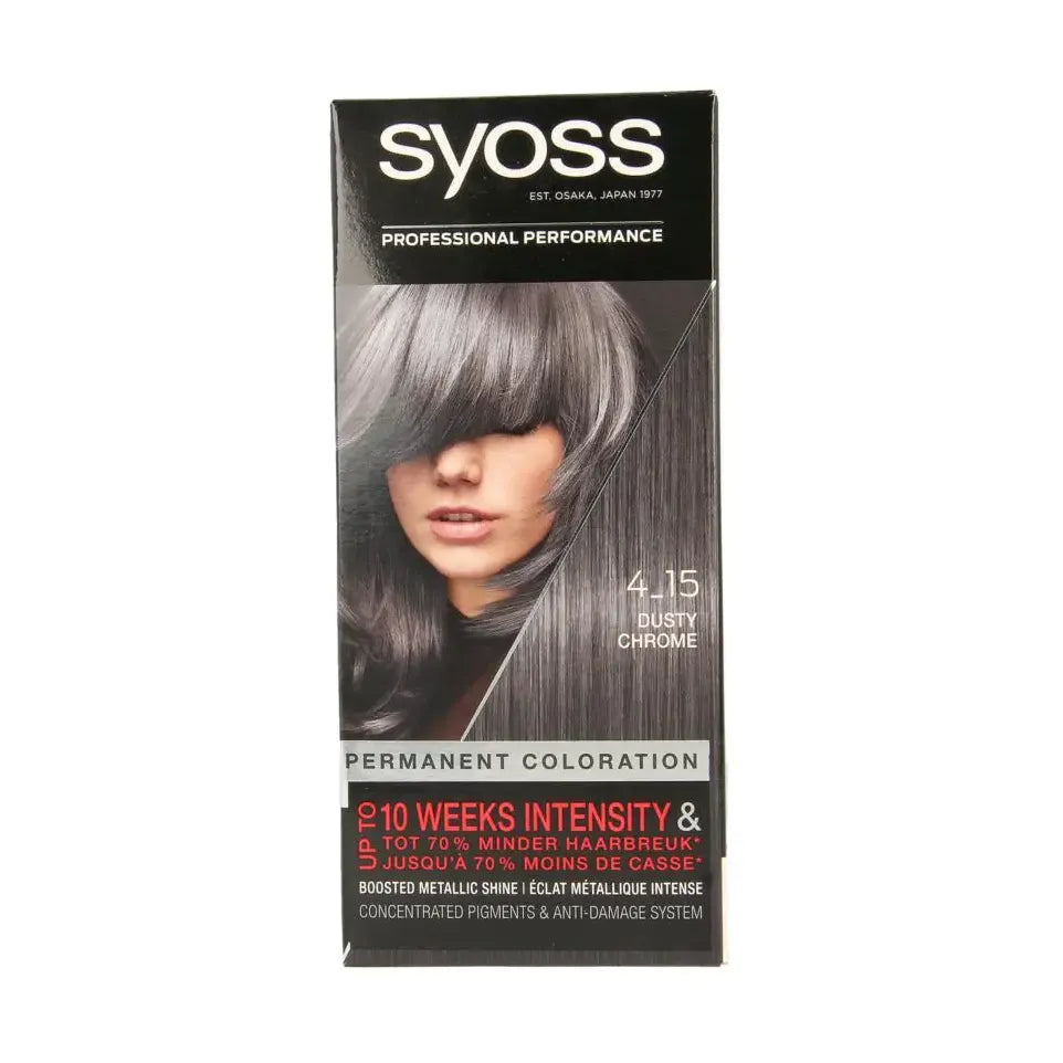 Syoss Color baseline 4-15 dusty chrome haarverf
