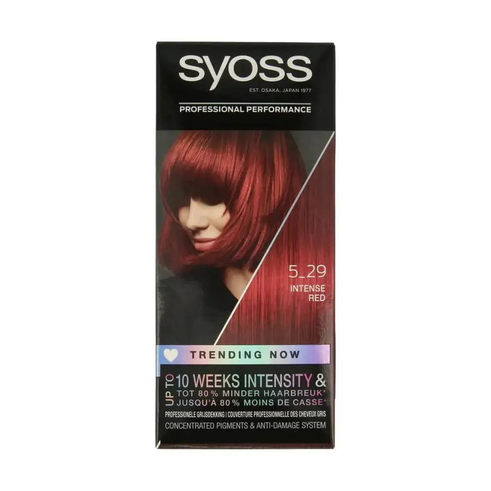Syoss Color baseline 5-29 intens rood haarverf