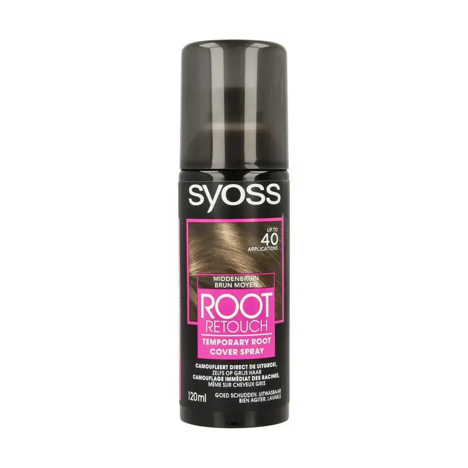 Syoss Uitgroeispray middenbruin 120 ml
