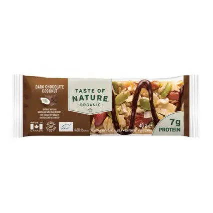 Taste Of Nature Dark chocolate coconut 40 gram