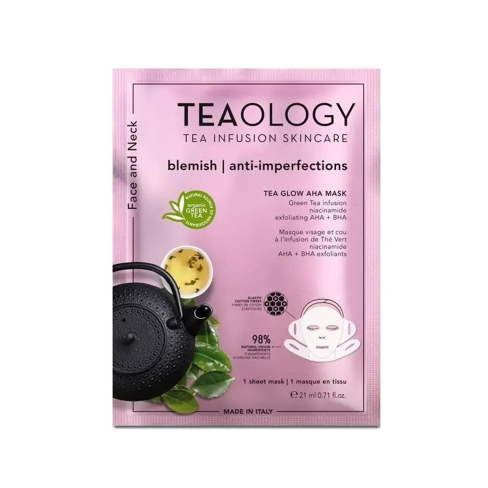Teaology Tea glow aha mask purifying