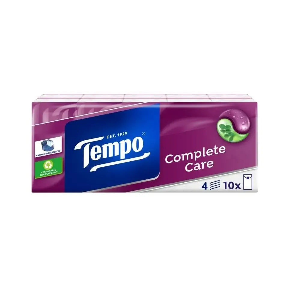 Tempo Zakdoekje complete care 10 stuks