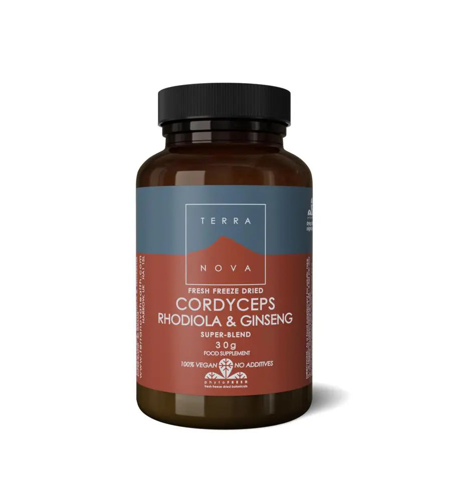 Terranova Cordyceps rhodiola & ginseng 30 gram