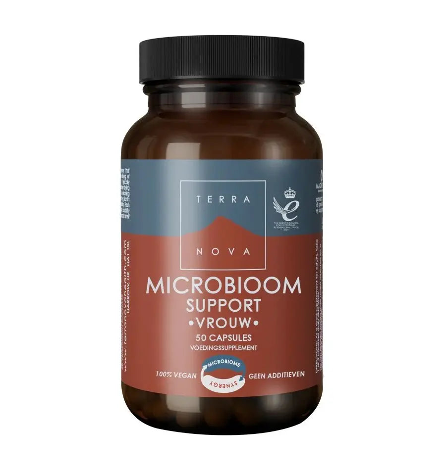 Terranova Microbioom support vrouw 50 capsules (afbeelding 1)