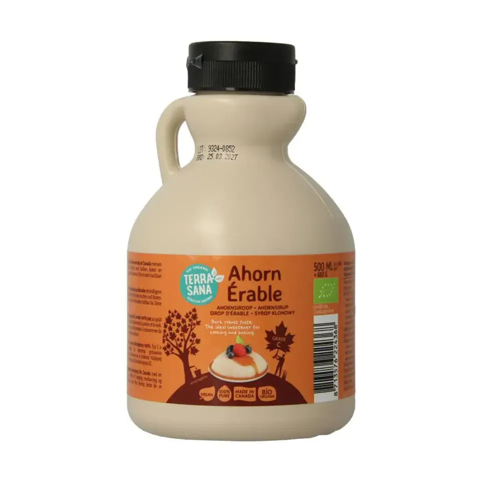 Terrasana Ahornsiroop 100% graad C - jug bio 500 ml