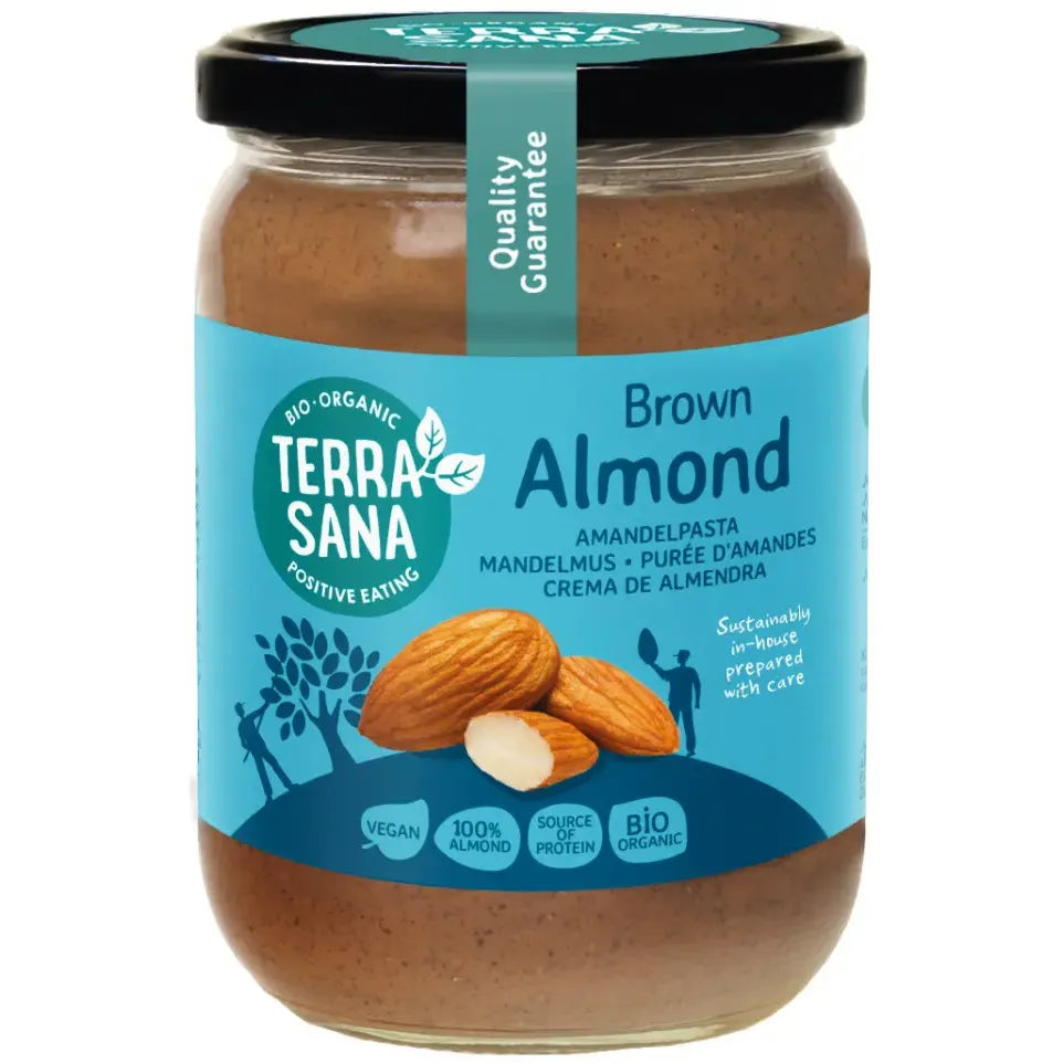 Terrasana Amandelpasta bruin bio 500 gram