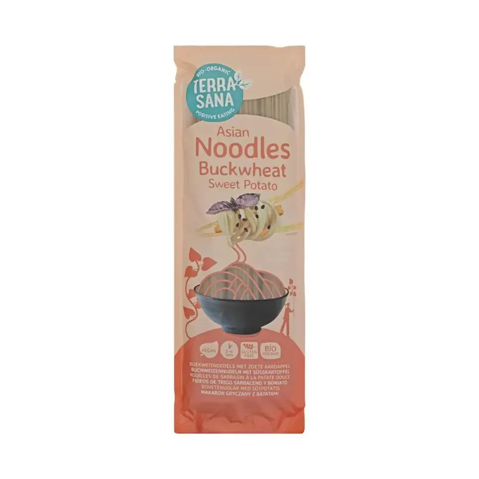 Terrasana Boekweitnoedels met zoete aardappel bio 250 gram