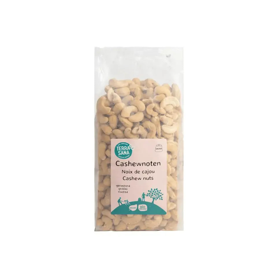 Terrasana Cashewnoten geroosterd & gezouten bio 750 gram