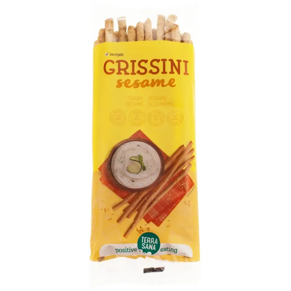 Terrasana Grissini sesam (soepstengels) bio 125 gram