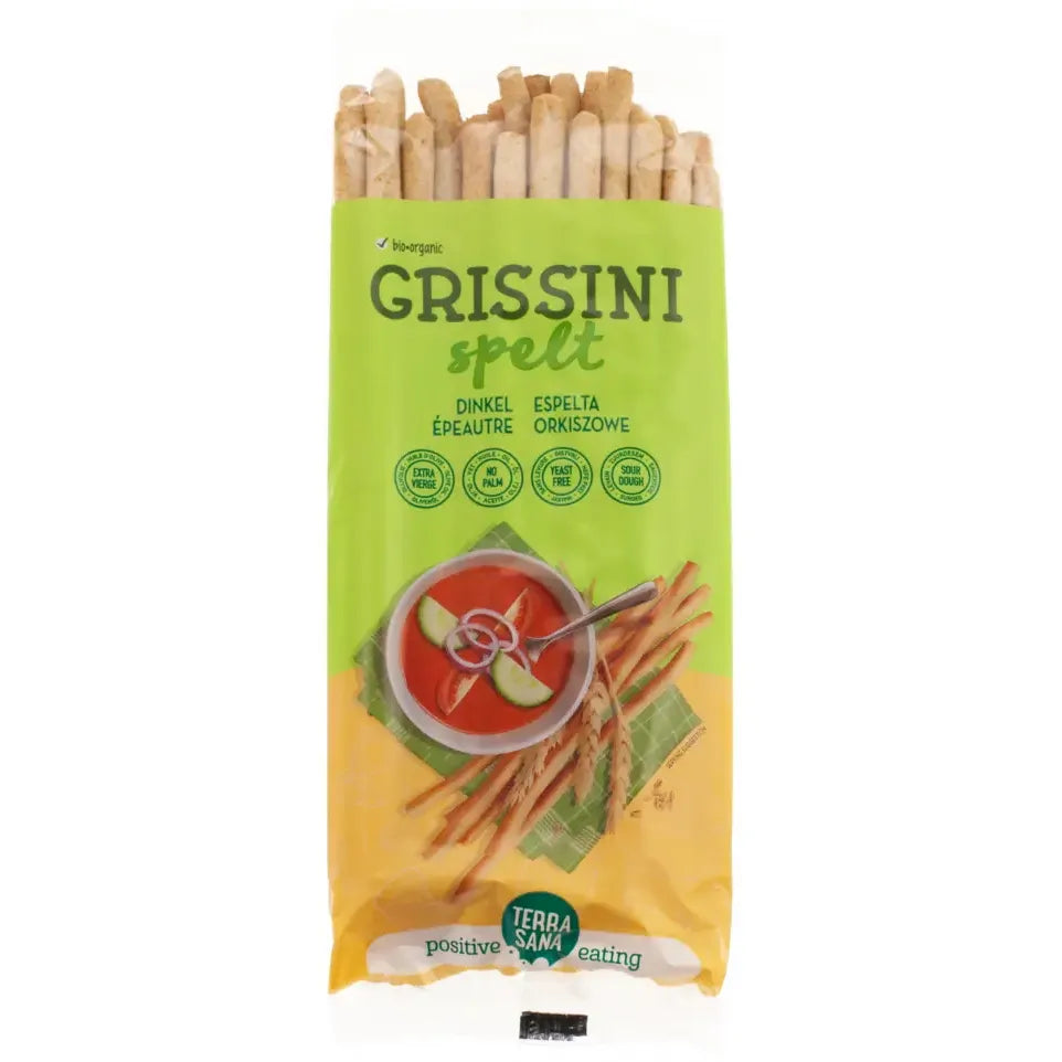 Terrasana Grissini spelt (soepstengels) bio 125 gram
