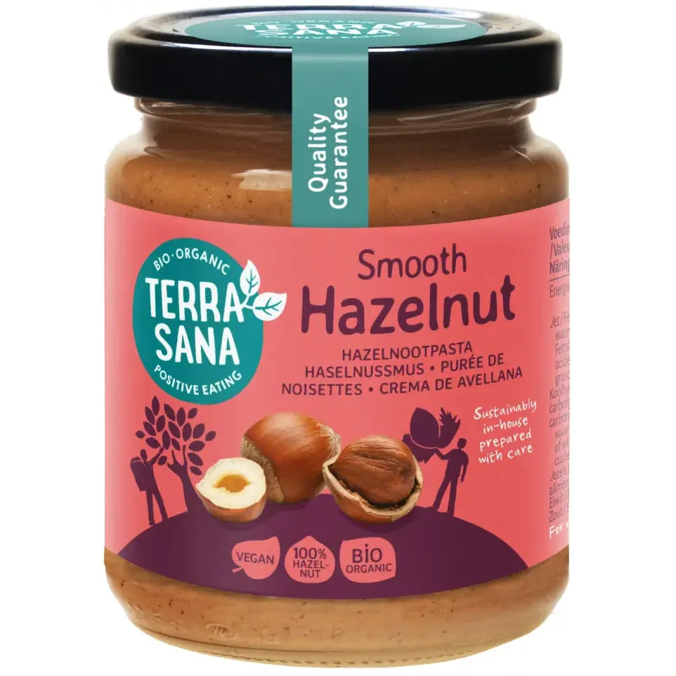 Terrasana Hazelnootpasta bruin bio 250 gram