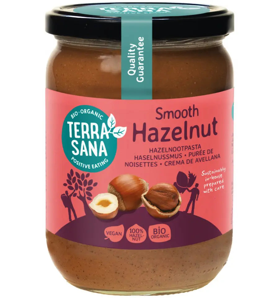 Terrasana Hazelnootpasta bruin bio 500 gram