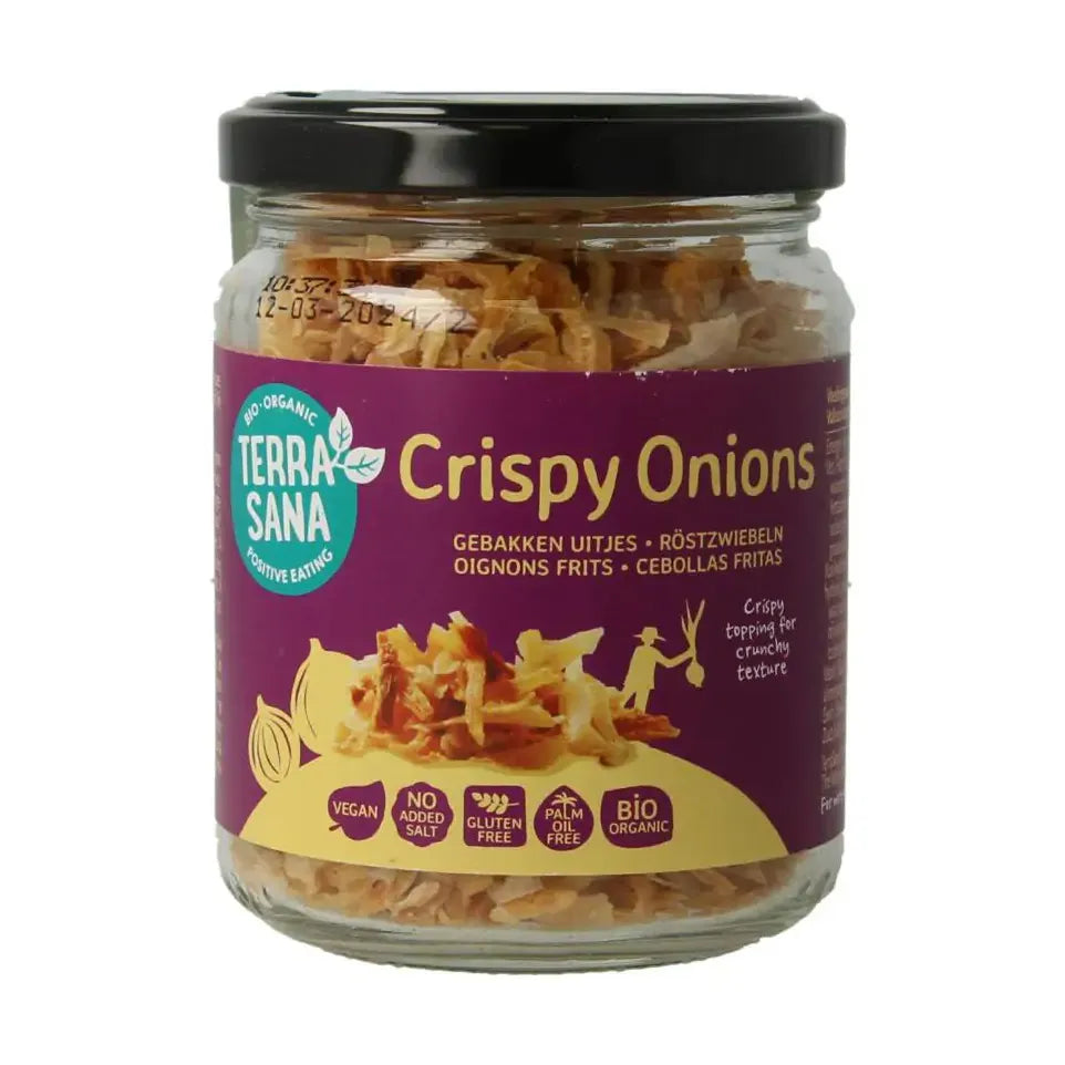 Terrasana Indonesische gebakken uitjes bio 75 gram