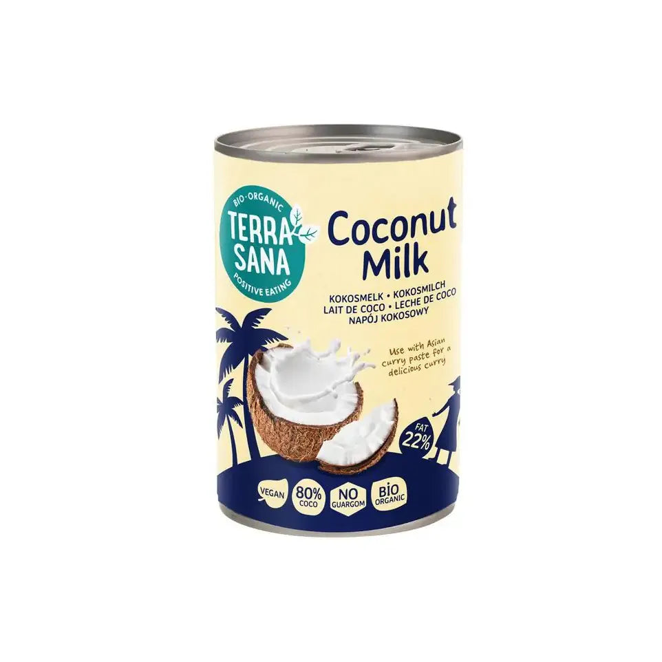 Terrasana Kokosmelk 80% bio 400 ml