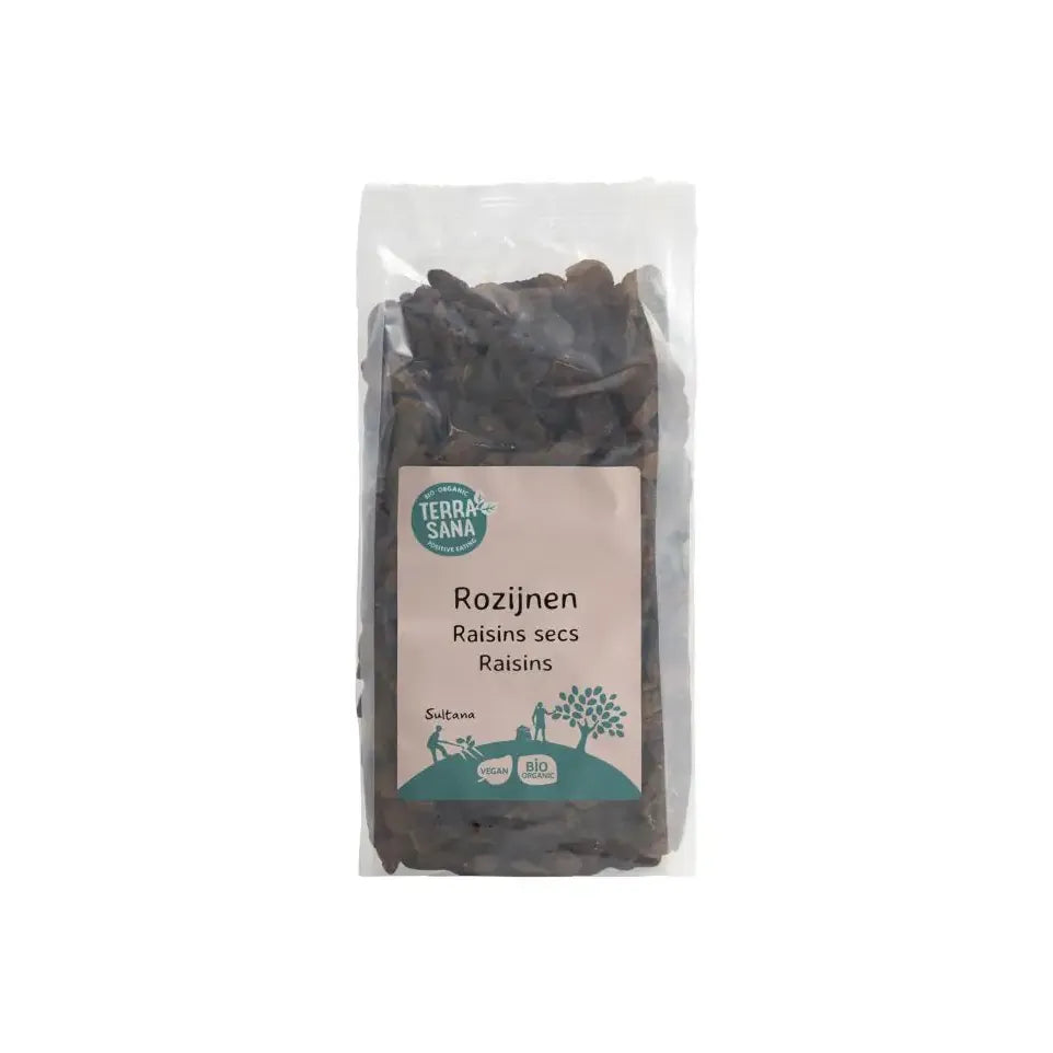 Terrasana Rozijnen Sultana bio 500 gram