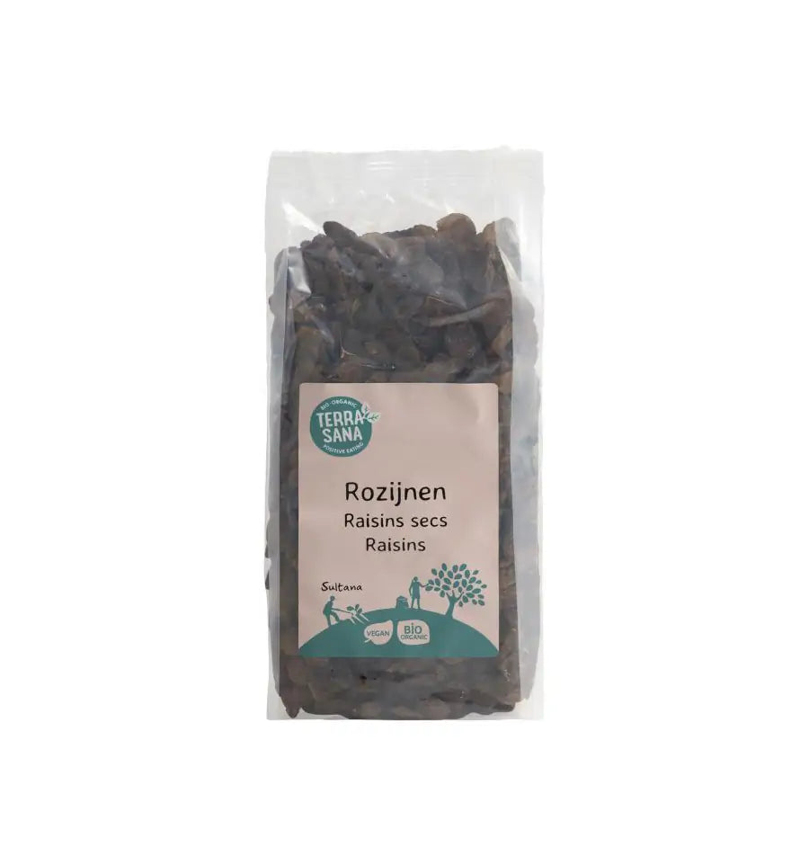 Terrasana Rozijnen Sultana bio 500 gram