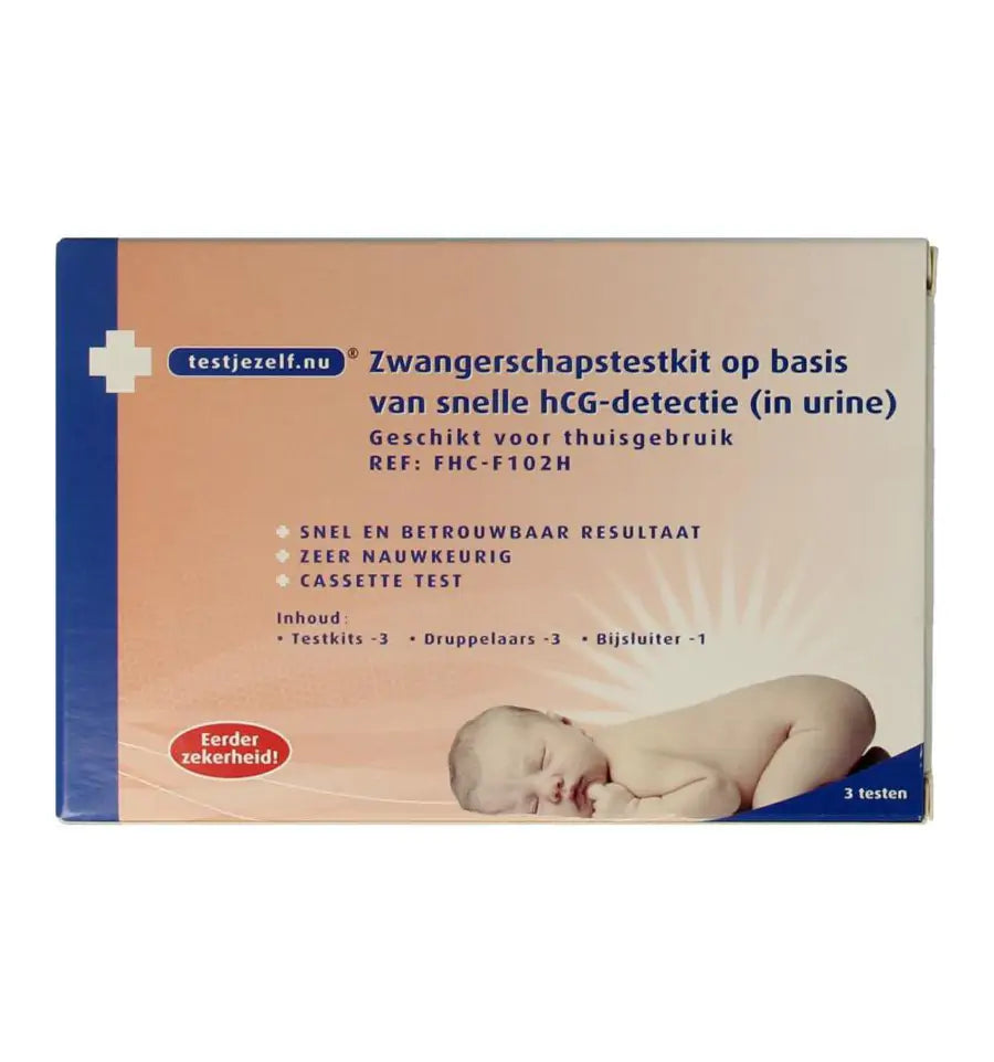 Testjezelf.nu Zwangerschapstest casette 3 stuks