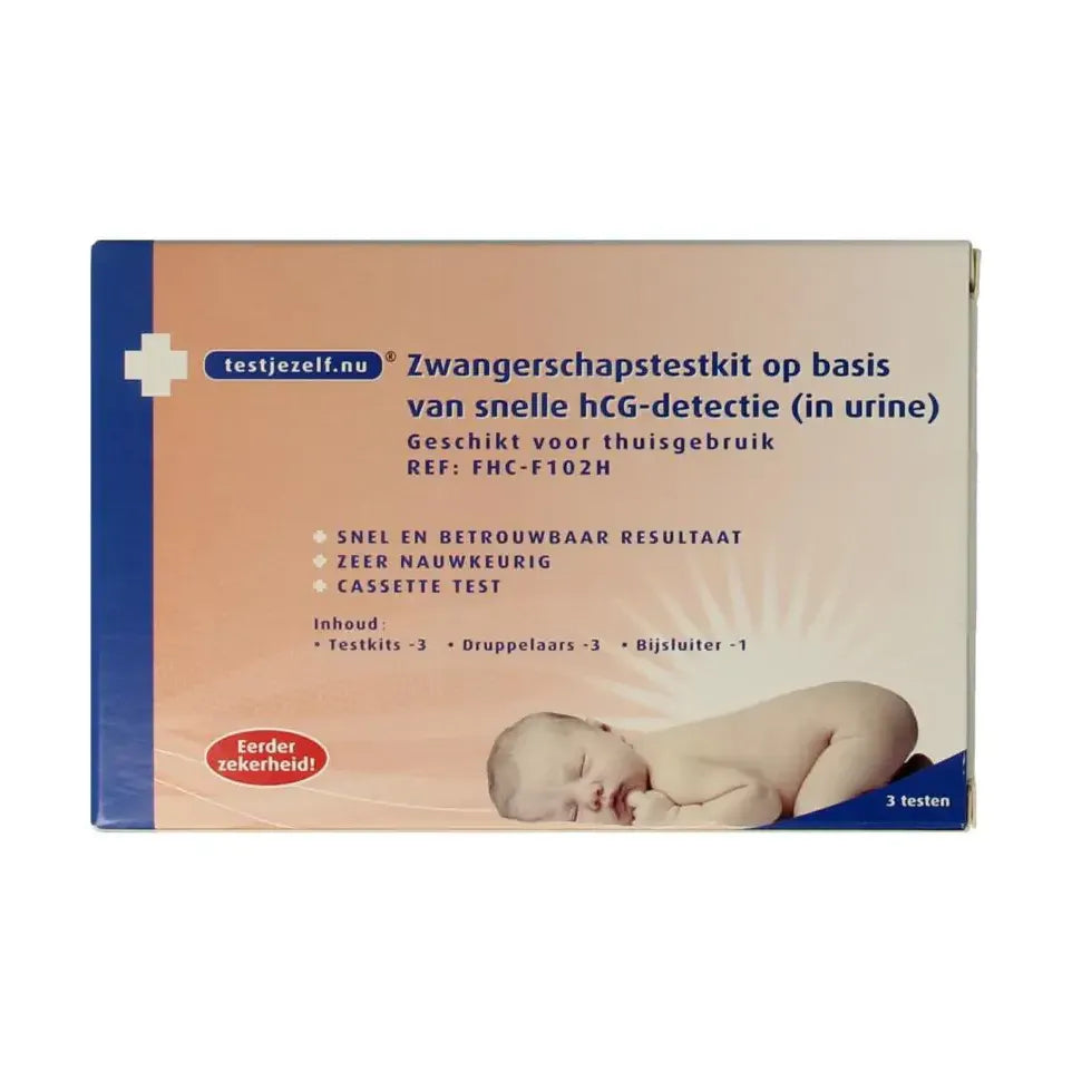 Testjezelf.nu Zwangerschapstest casette 3 stuks