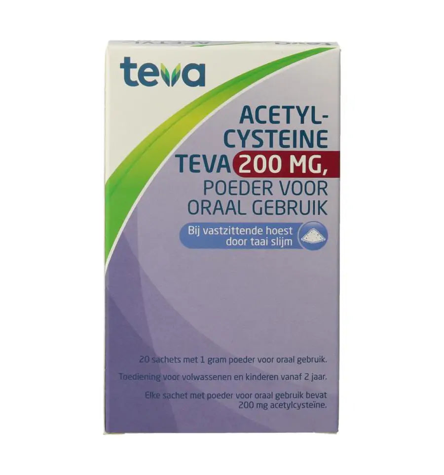 Teva Acetylcysteine 200 mg 20 sachets
