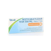 Teva Acetylsalicylzuur 500 mg 20 tabletten