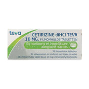 Teva Cetirizine diHCI 10 mg 30 tabletten
