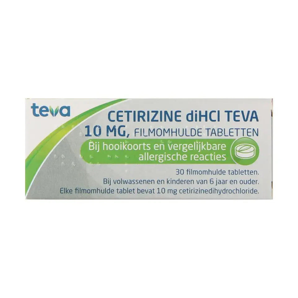 Teva Cetirizine diHCI 10 mg 30 tabletten