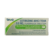Teva Cetirizine diHCl 10 mg 7 tabletten