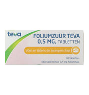 Teva Foliumzuur 0.5 30 tabletten