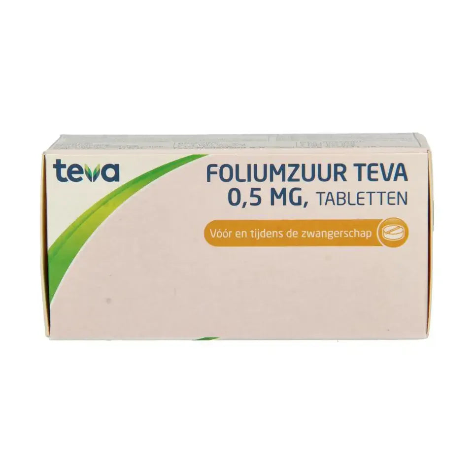 Teva Foliumzuur 0.5 mg 90 tabletten