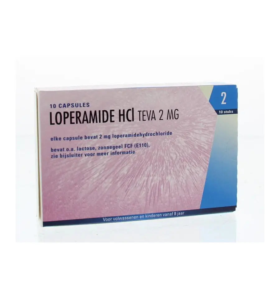 Teva Loperamide HCL 2 mg 10 capsules