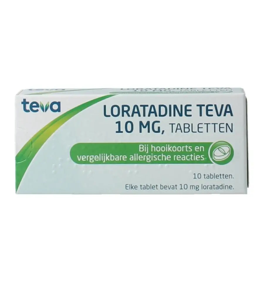 Teva Loratadine 10 mg 10 tabletten