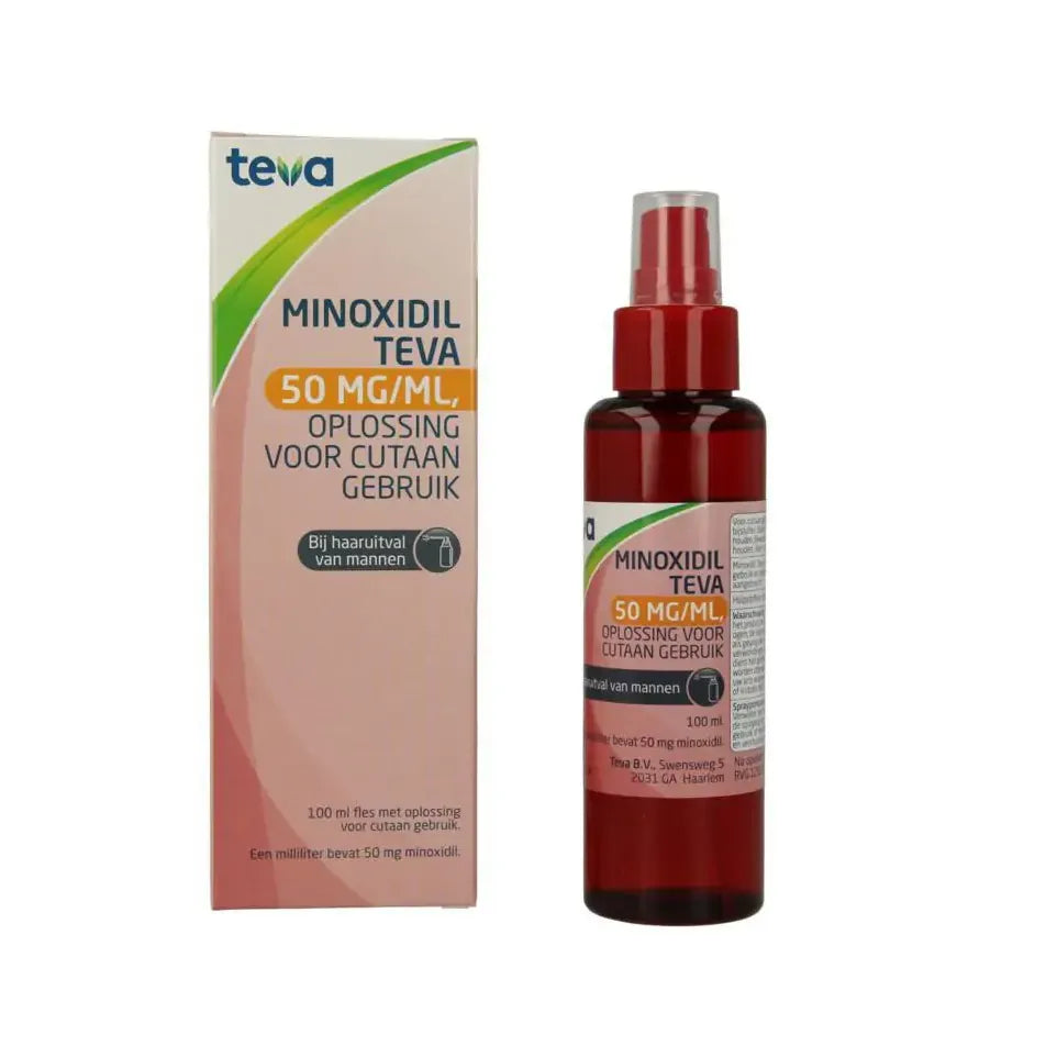 Teva minoxidil 50 mg/ml oploss uad 100 ml