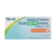 Teva Paracetamol 500 mg ovaal 50 tabletten