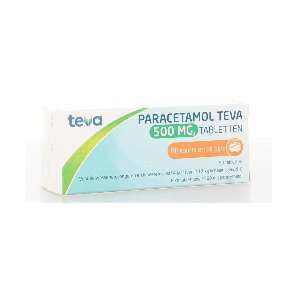 Teva Paracetamol 500 mg 50 tabletten