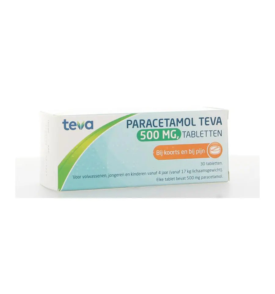 Teva Paracetamol 500 mg 30 tabletten