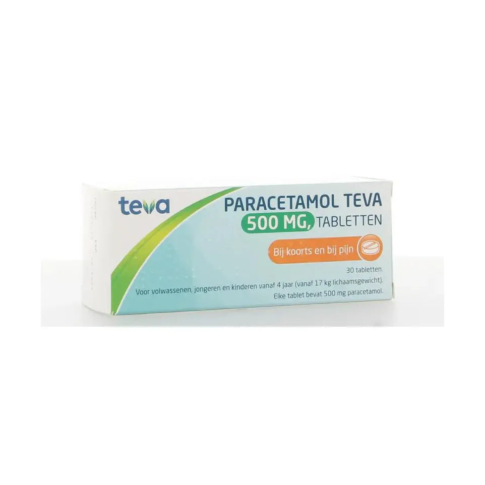 Teva Paracetamol 500 mg 30 tabletten
