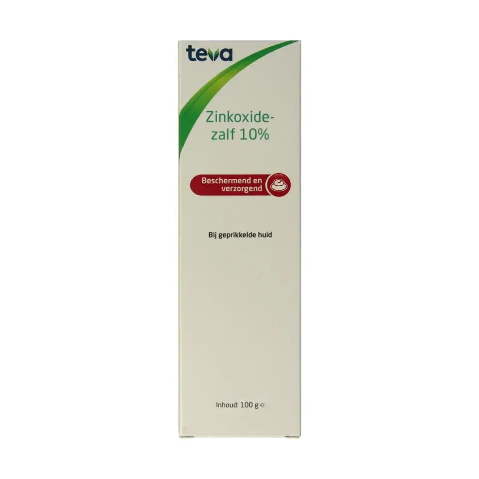 Teva Zinkoxidezalf 10% 100 gram