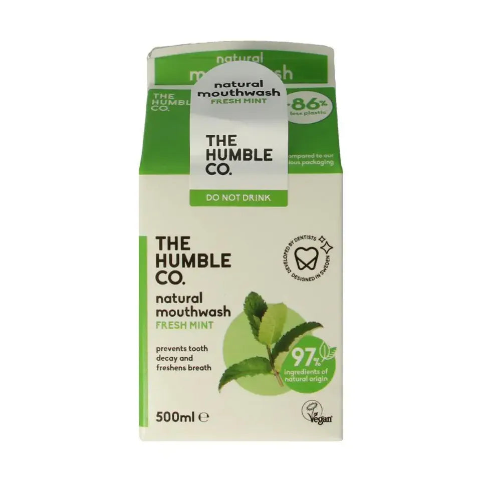 The Humble Co Mondwater fresh mint 500 ml