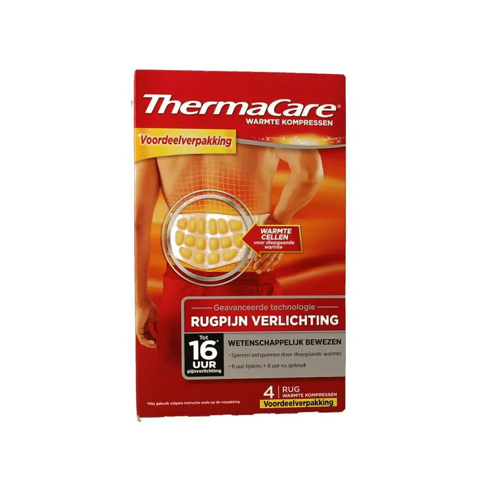 Thermacare Promopack rug kompres 4 stuks
