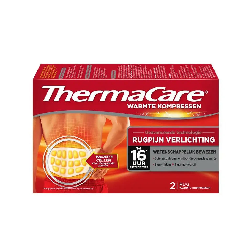 Thermacare Rugpijn verlichting warmte kompres 2 stuks