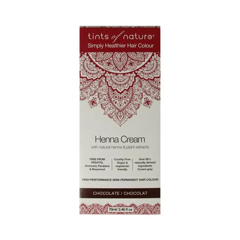 Tints Of Nature Henna cream chocolate semi permanent 70 ml