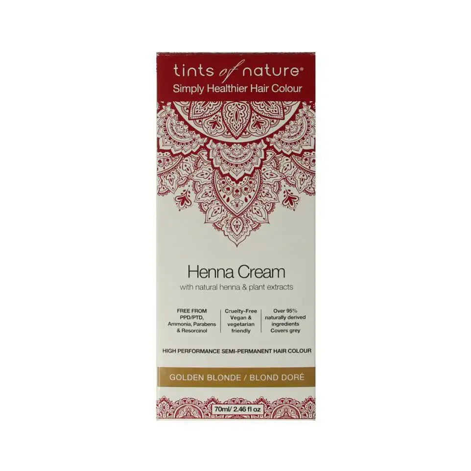 Tints Of Nature Henna cream golden blond semi permanent 70 ml
