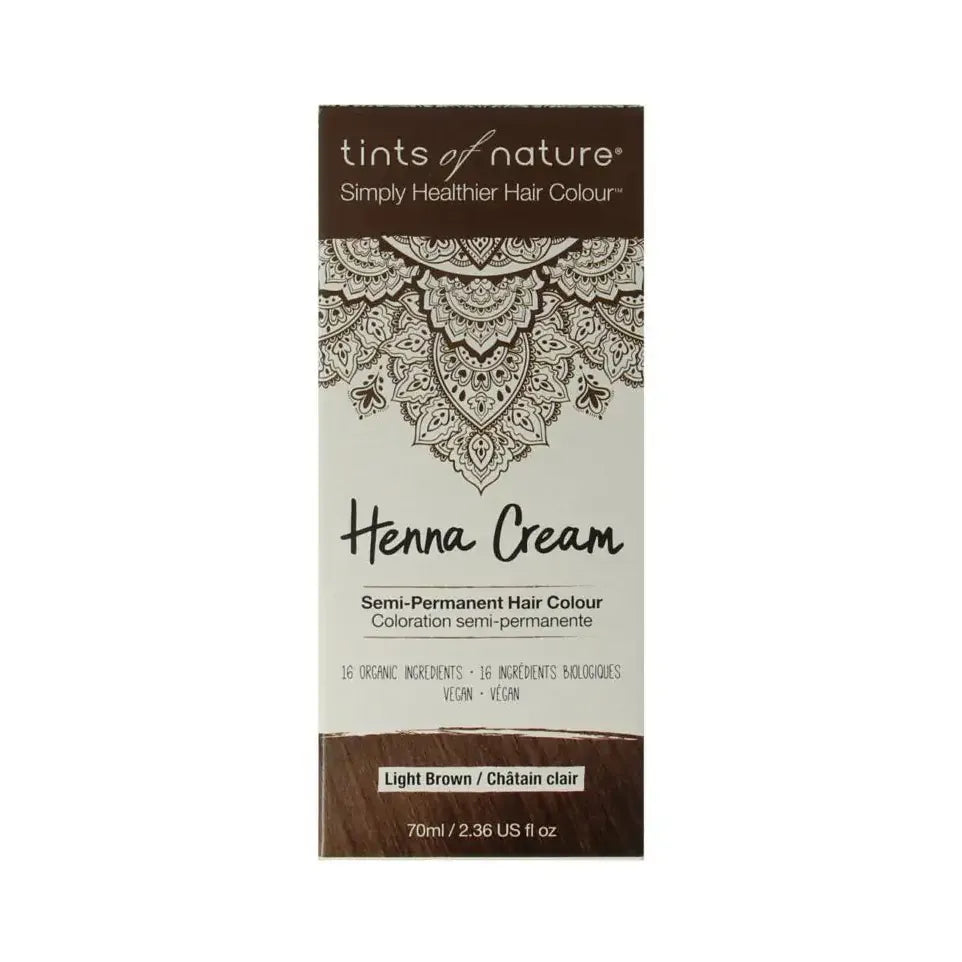 Tints Of Nature Henna cream light brown semi permanent 70 ml