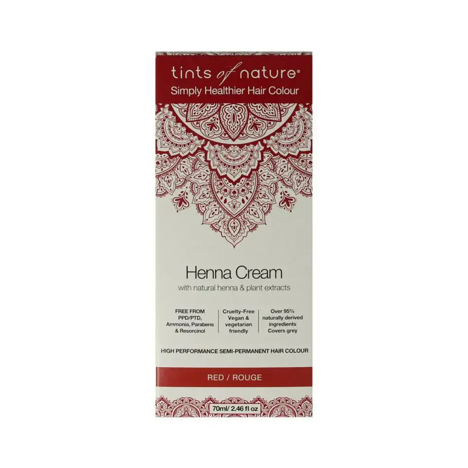 Tints Of Nature Henna cream red semi permanent 70 ml